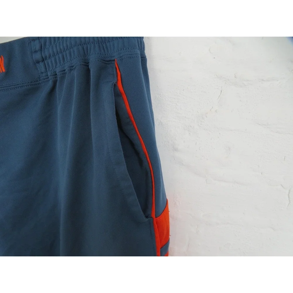 Jordan Basketball Shorts Mens 2XL Blue Orange Dri Fit 10